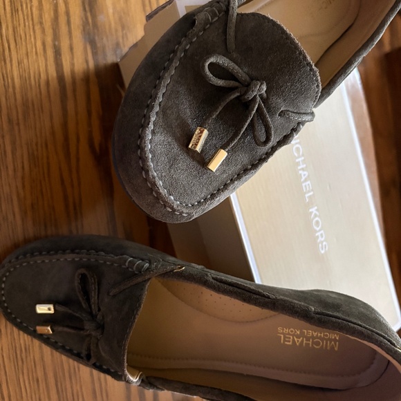 Michael Kors Shoes - MK olive green loafer moccasin 8